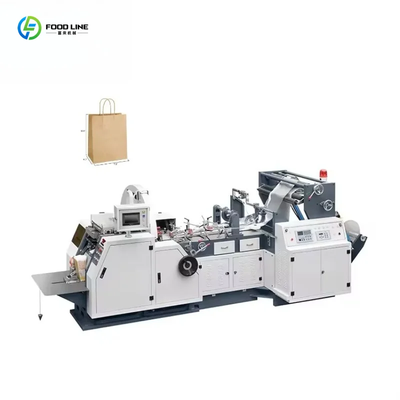 High-Speed Automatic Paper Bag Maker, Premium Quality Industrial Bag Production Machine