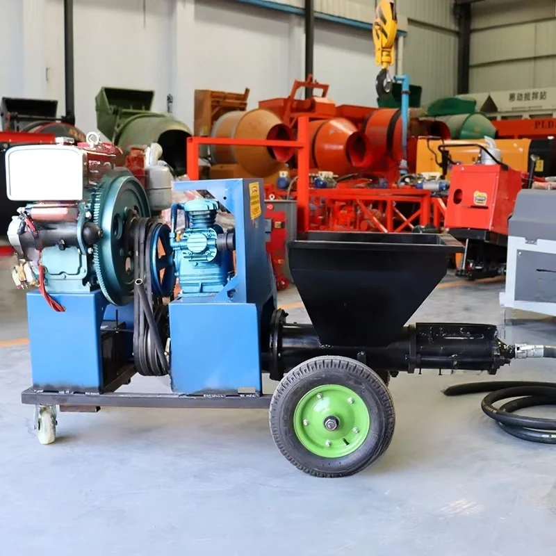 High-performance sturdy mortar sprayers for foundation walls