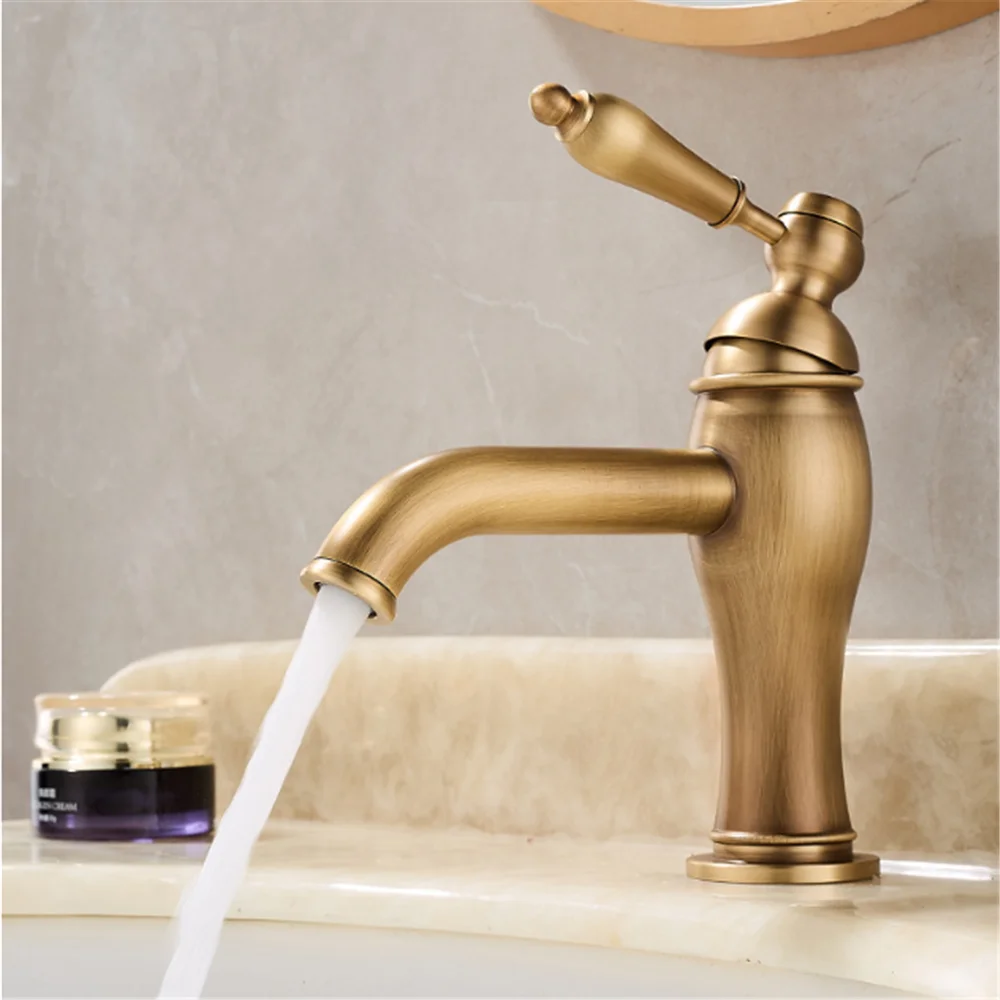 

Антикварный смеситель для раковины, латунный смеситель для ванной комнаты, латунный смеситель для раковины в ванной комнате, настенный смеситель для Lavotory, смеситель для воды