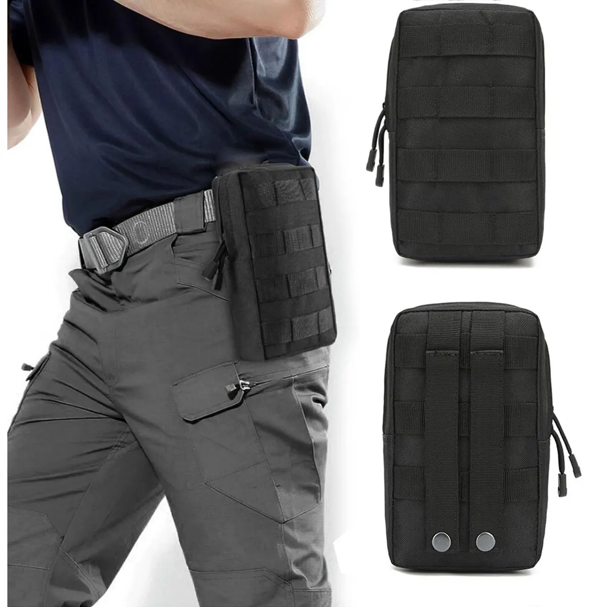 

Тактическая сумка Molle, поясная сумка, небольшой карман для телефона, поясная военная сумка для бега, дорожная сумка для страйкбола, кемпинга