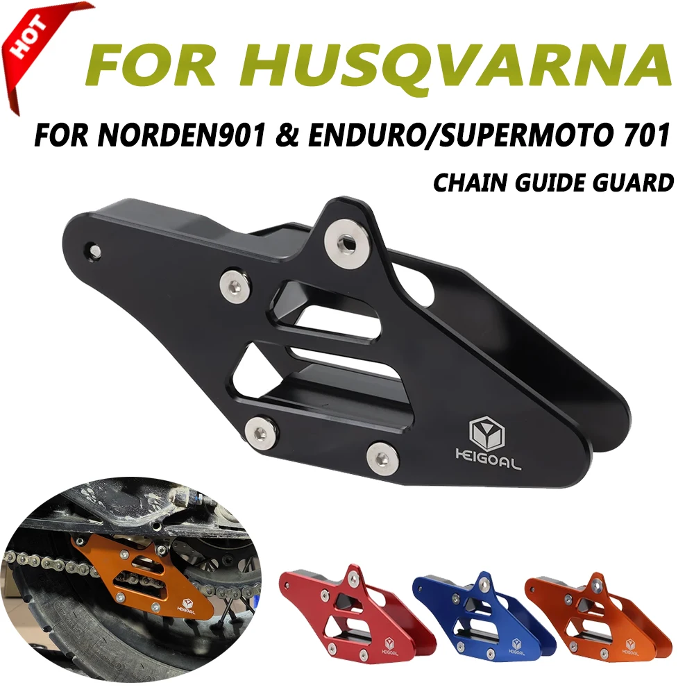 Motorcycle Chain Guide Guard Protection Cover for Husqvarna Norden 901 701 Enduro Supermoto 701 2021 2022 2023 2024 Accessories