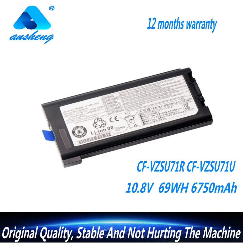 

Genuine CF-VZSU71U CF-VZSU72U CF-VZSU71R CF-VZSU72R Laptop Battery For Panasonic Toughbook CF-30 CF-31 CF-53 Series 10.8V 69WH