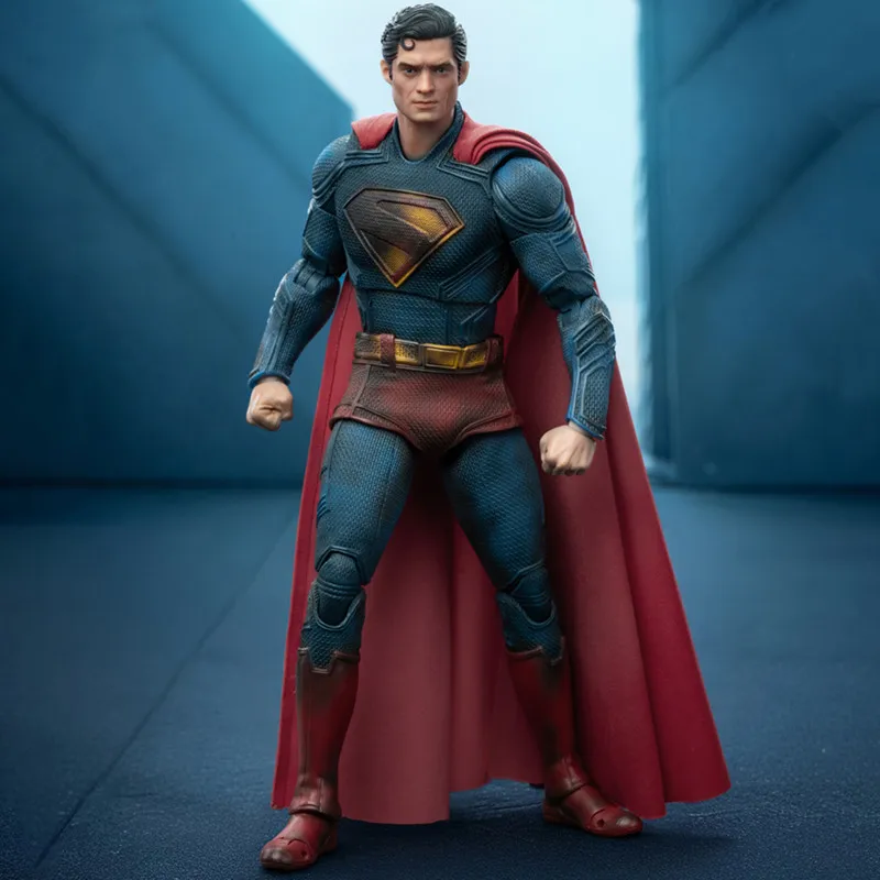 Nuova versione danneggiata da battaglia Fondjoy Superman DC Justice League Action Figure Modello mobile congiunto Statua Giocattoli Ragazzo Regali di Natale