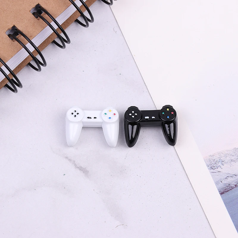 1:12 Dollhouse Electronic Mini Toys Model Gamepad Simulation Wireless Game Controller Doll House Furniture Decor Accessories