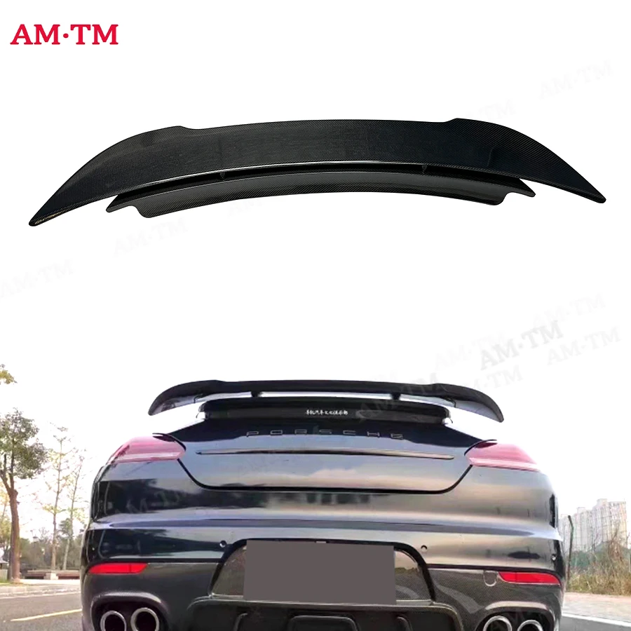 

Для Porsche Panamera 970 970.1 970.2 2009-2016 спойлер из углеродного волокна заднее крыло авто гоночный автомобиль Стайлинг хвостовое крыло комплект кузова