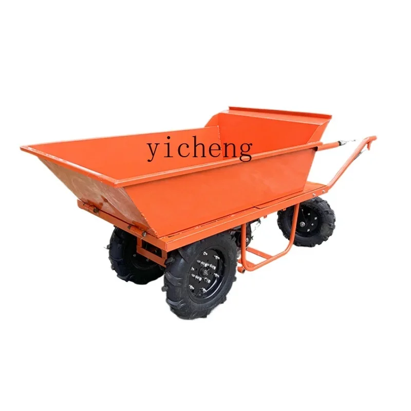 

Zf trolley mountain climbing gasoline transportation agricultural transmission shaft double wheel bucket truck