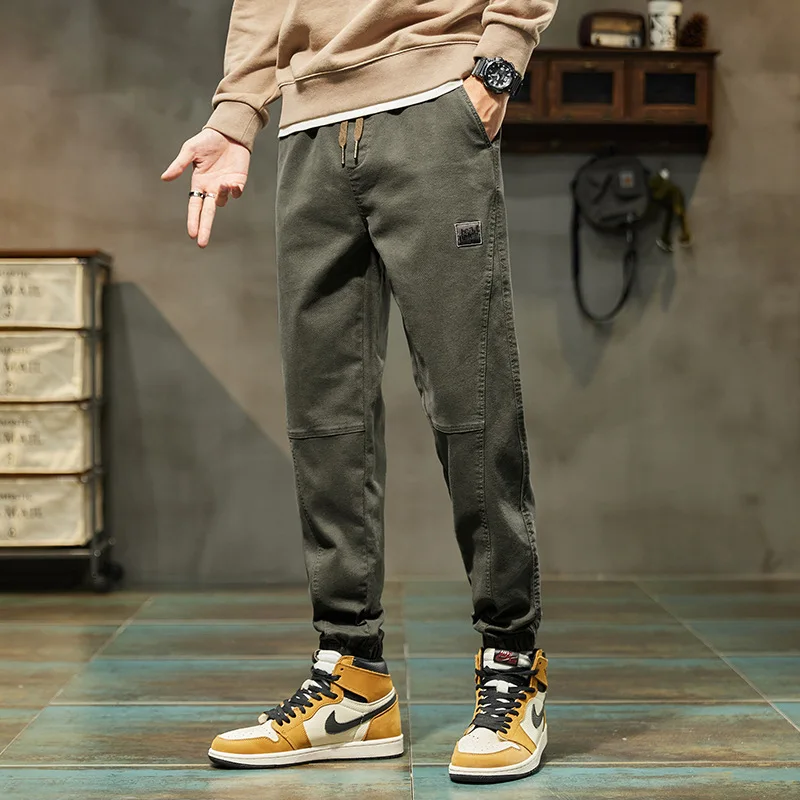 2023 Spring Summer Camouflage Cargo Pants Men Multi-Pockets Workwear Baggy Joggers Cotton Casual Tactical Trousers