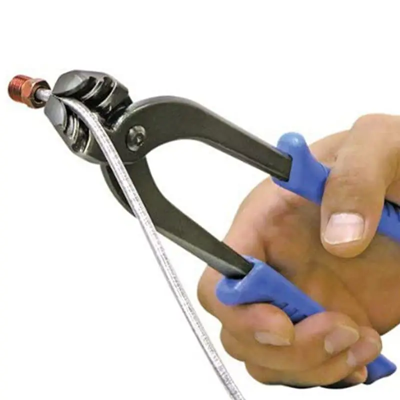 

AA83 Инструмент для гибки тормозных магистралей, плоскогубцы, гибки для трубок с удобной ручкой, виниловые ручки, гибочные плоскогубцы