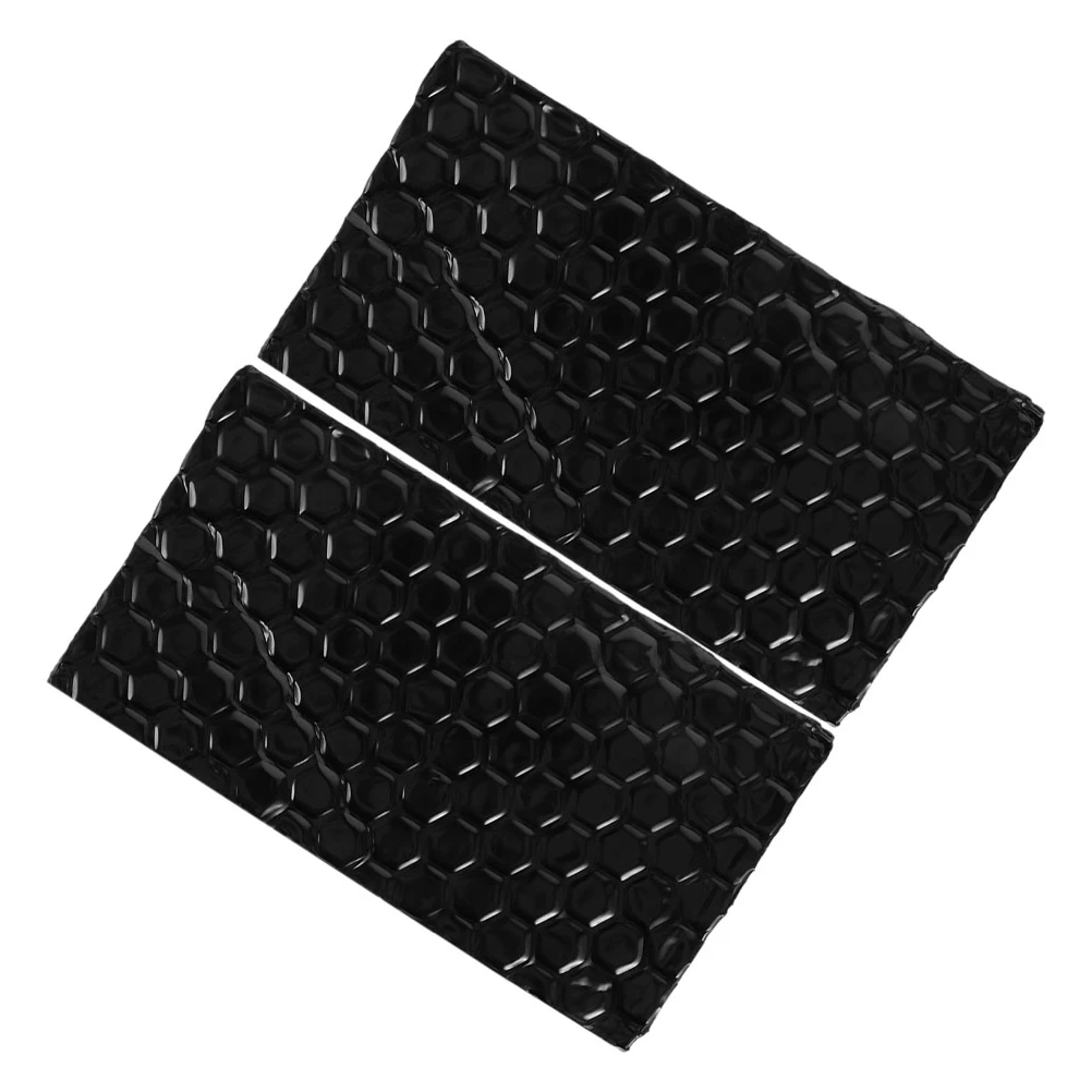 

2 Pcs Black Damping Car Noise Butyl Sound Insulation Vibration Reduction Auto Soundproofing Material High Temperature Durability