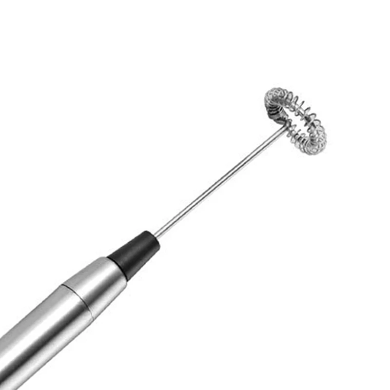 แบบพกพา Frother นมไฟฟ้า Foam โฟมแบบใช้มือถือความเร็วสูงเครื่องดื่มผสม Frothing Wand