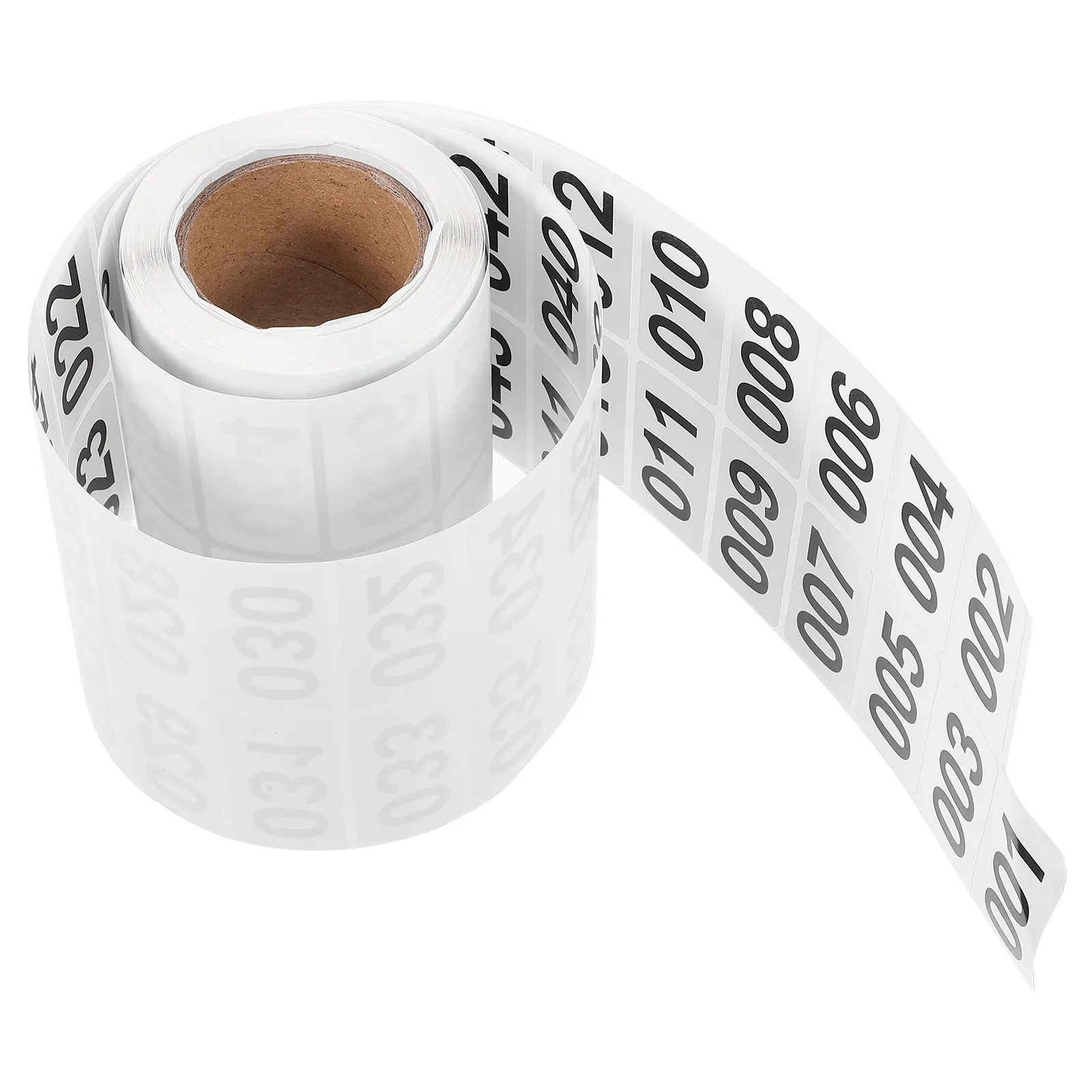 

1 Roll Number Stickers Safe Gentle Material Excellent Texture Warehouse Label Sticker Wide Use Home Office Storage Number Label