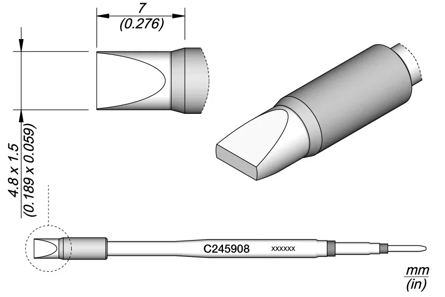 JBC C245 Tip Original C245-907H C245-939H C245-908H Soldering Iron Tips For Soldering Station Rework Tools