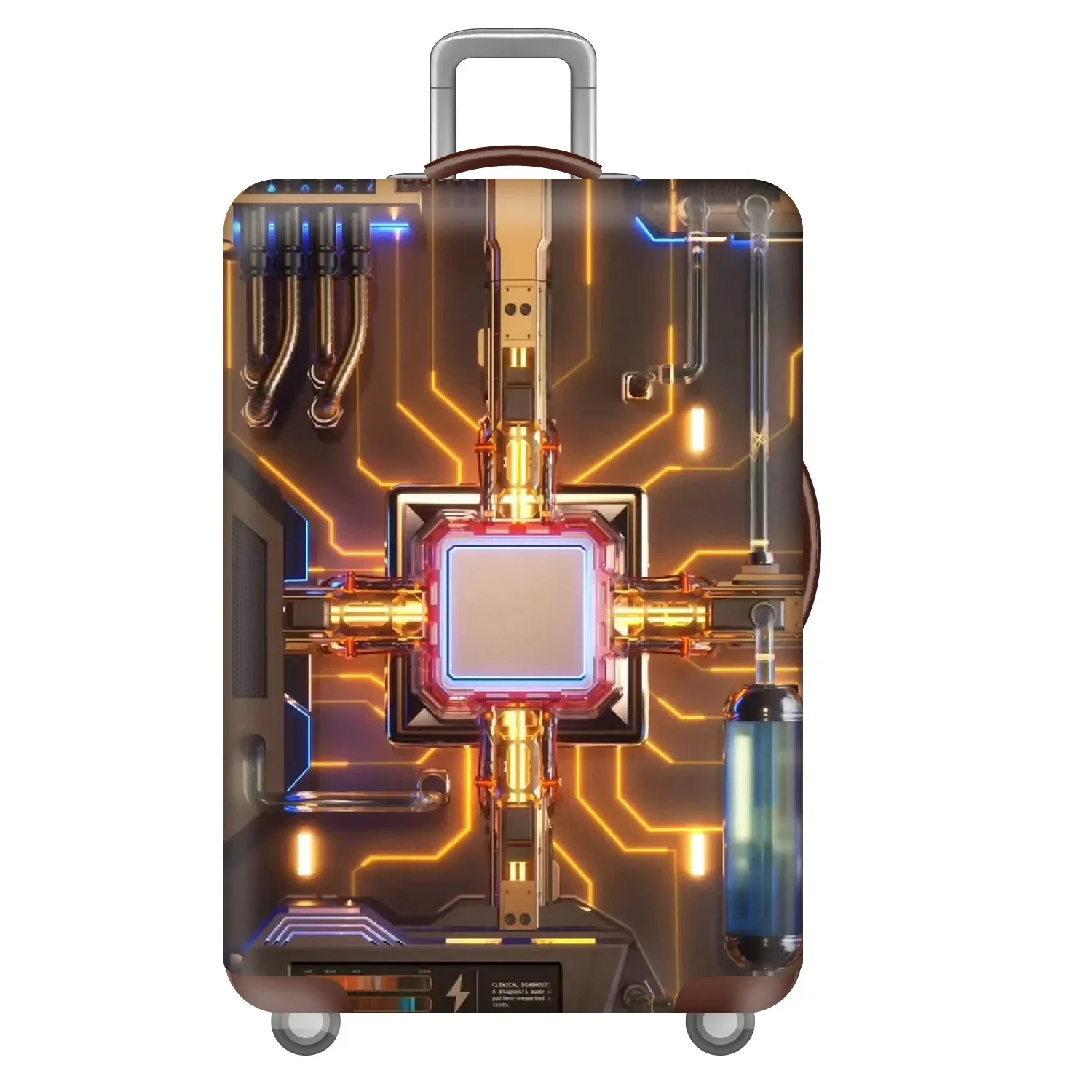 

Моющийся высокоэластичный чехол для багажа, защитный чехол для чемодана от царапин, надежный аксессуар для путешествий, для поездок на автомобиле