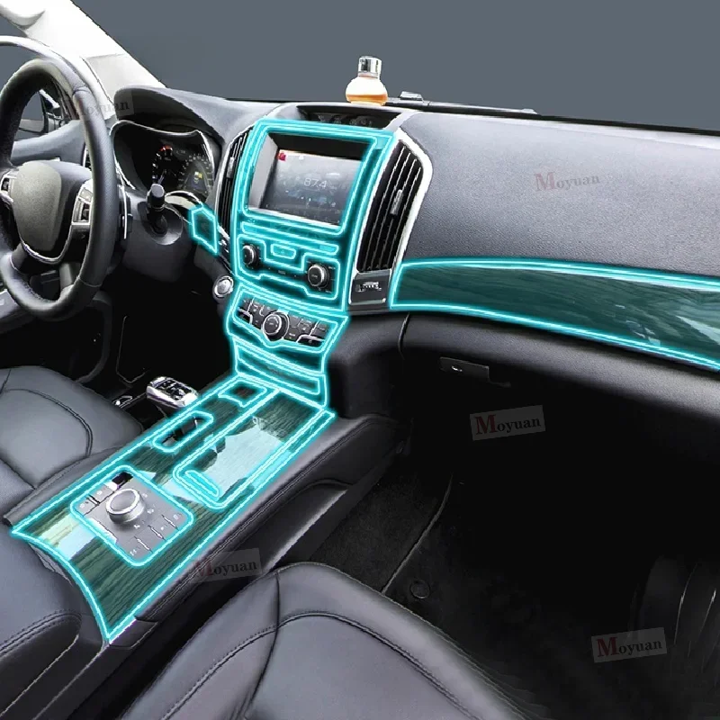 

For GWM Haval H9 2020-2023 Gearbox Panel Navigation Screen Automotive Interior TPU Protective Film Anti-Scratch Sticker