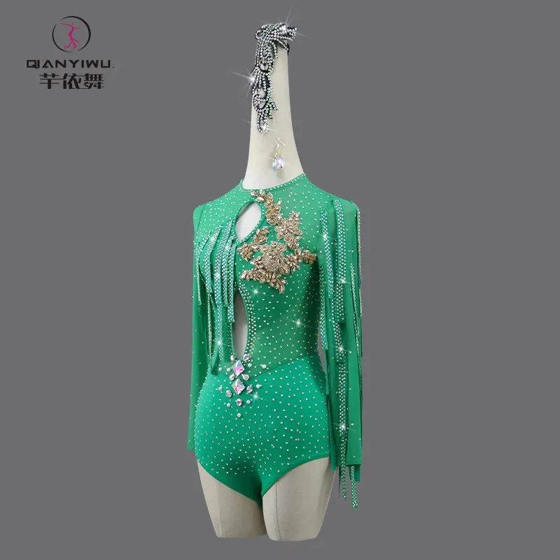 2025 Nieuwe Dans Jurk Voor Vrouw Latin Prestaties Party Kostuum Fringe Kleding Volwassen Dancewear Kid Avond Rok Meisjes Samba Prom