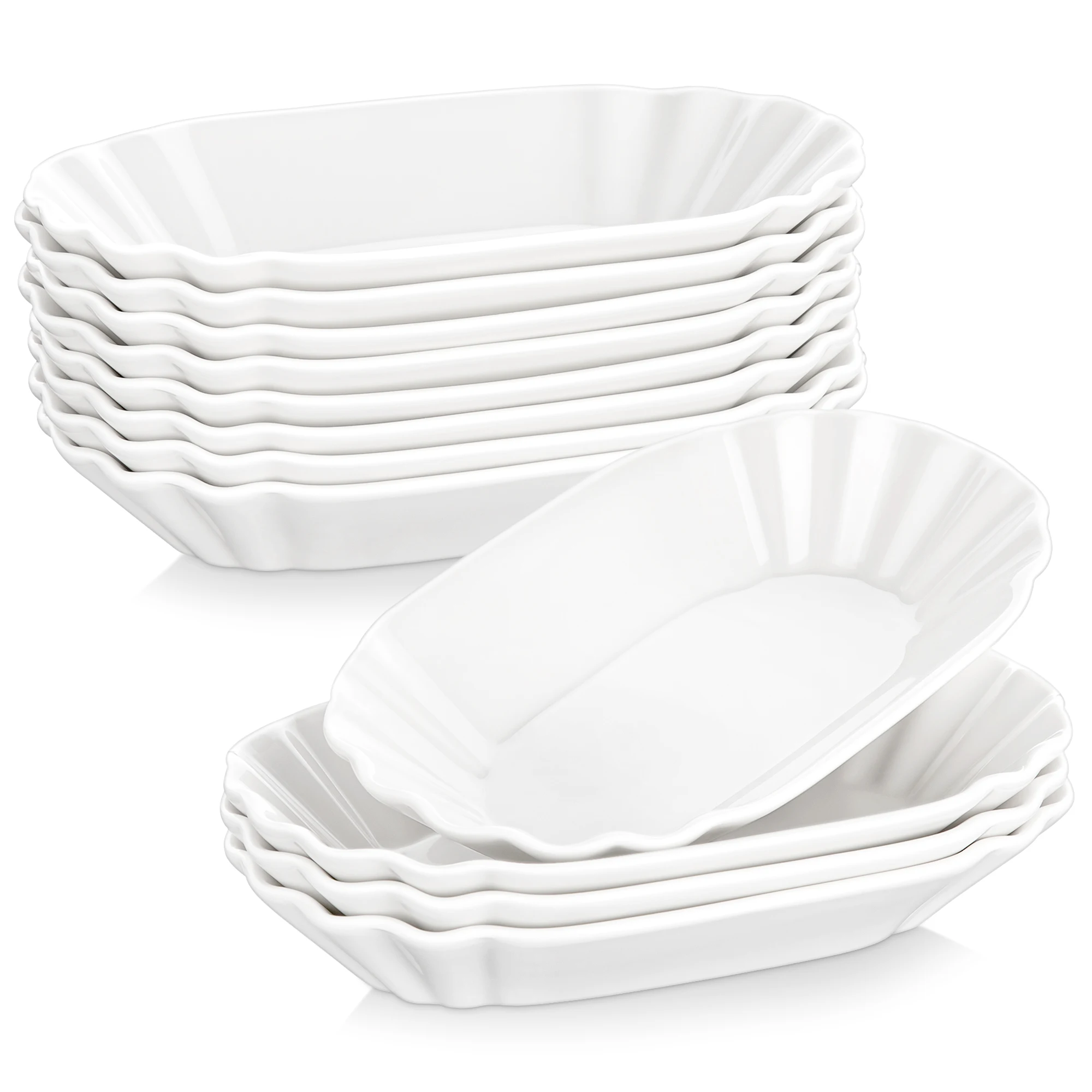 MALACASA Regular 8-Piece 7.75