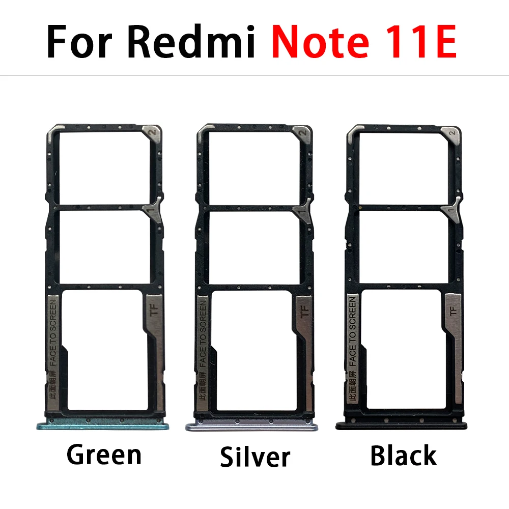 NEW For Xiaomi Redmi Note 11 Pro Plus 5G / Note 11E 11T SIM Card Holder Tray chip slot drawer Holder Adapter Socket