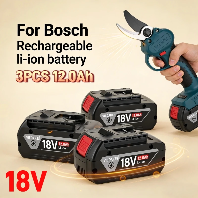 

Replacement for Bosch 18V Battery 12Ah Li-ion 18V Rechargeable BAT620 BAT622 GBA18V Power Battery