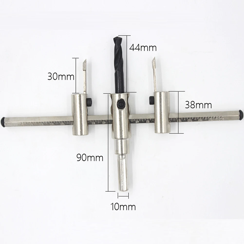 

1pc Airplane Style Hole Saw Bit Set Woodworking Plastic Plywood High Speed Steel Bits Silver Electric Drill Grinder Magnet