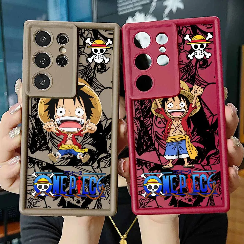 One Piece Luffy For Samsung A70 71 72 73 55 54 53 52 51 50 36 35 34 33 32 31 25 24 23 22 21S Eyes Ladder Phone Case