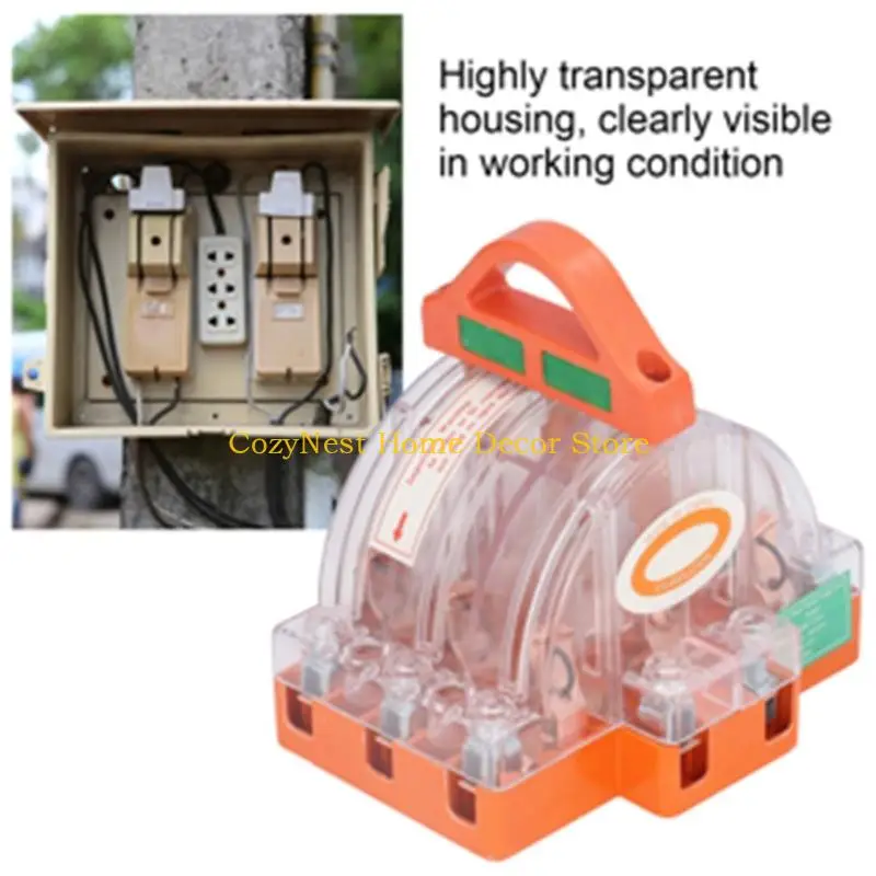 92MF Signal Light Changeover Switches with Clear Cover for Home Distribution Updates and Fixed Wiring Service Tasks Indoors