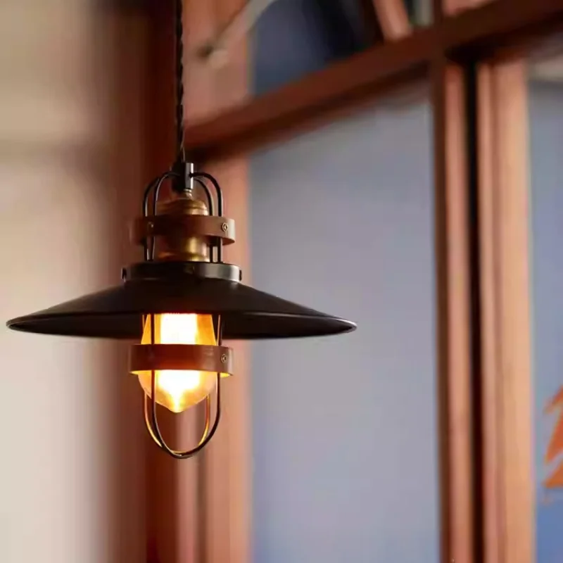 Lámpara de restaurante Retro Edison, lámpara de Bar clásica americana, cafetería, Bar, estilo Industrial, foco japonés