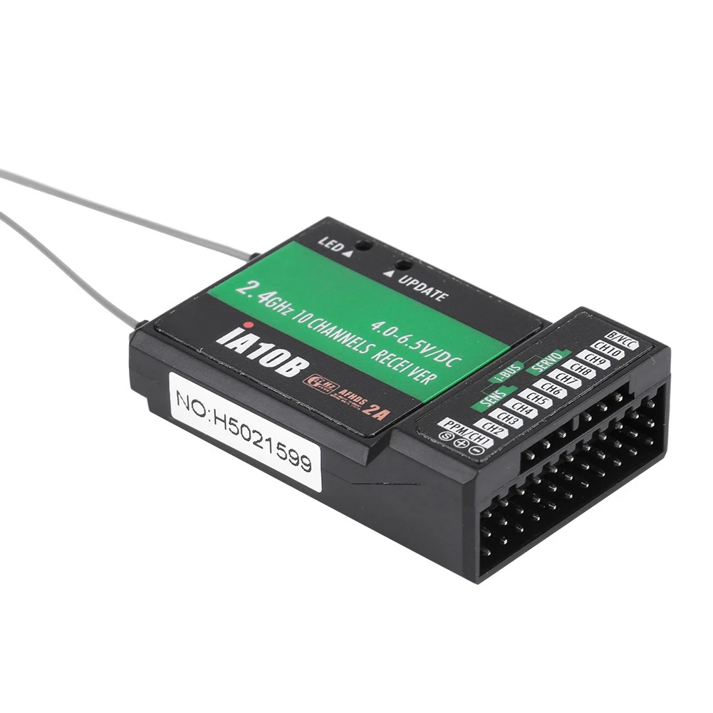Flysky FS-IA10B 2.4G 10 Channel Receiver PPM Output With iBus Port for RC Helicopter view 2