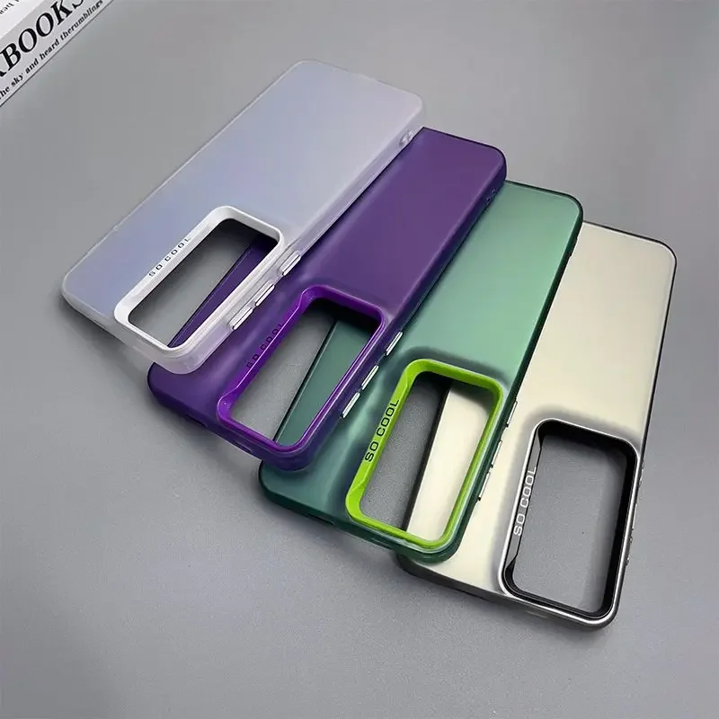 Contrast Color Matte Case for OPPO Reno 12 Pro Reno 11 Reno 10 Pro Plus Reno 9 8 7 6 5 Pro K12 X K11 FINDX7 ULTRA X6 PRO Case