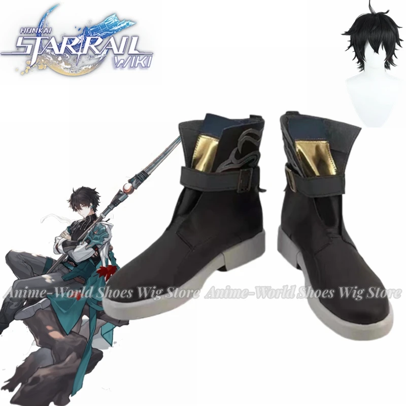 

Honkai Star Rail Dan Heng Shoes Custom Cosplay Wig Secondary Yuan Lovers Props Shoes Fashion Game Boots Accessories Halloween