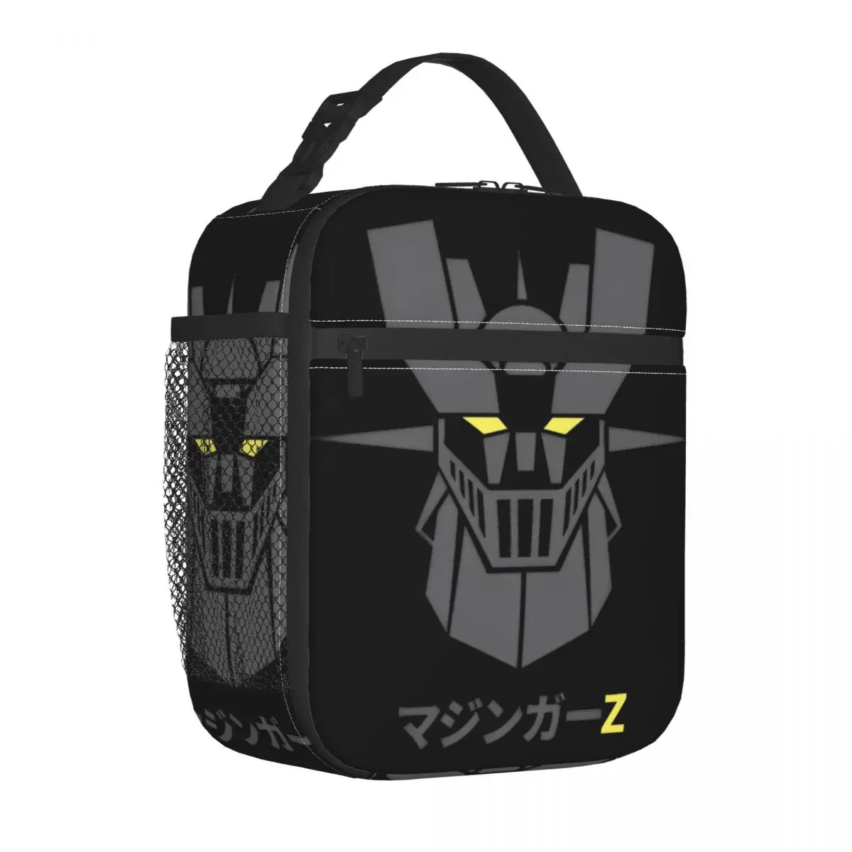 

Mazinger-Z - Dark Insulated Lunch Bag Cooler Bag Meal Container Robots High Capacity Tote Lunch Box Bento Pouch Beach Outdoor