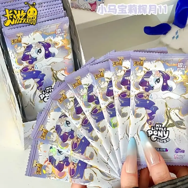 nuevo-kayou-my-little-pony-anime-collection-card-friendship-eternal-cards-moon-edition-vol11-tarjetas-coleccionables-juguete-regalos-de-cumpleanos-para-ninas