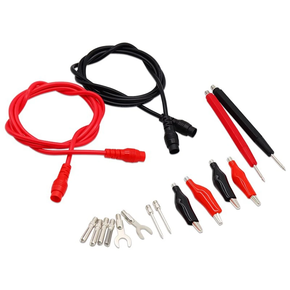 16 in 1 Multimeter Test Leads Kit with Alligator Clips Replacement Test Wire Set 1000V 10A CAT III Digital Multimeter Needle Tip