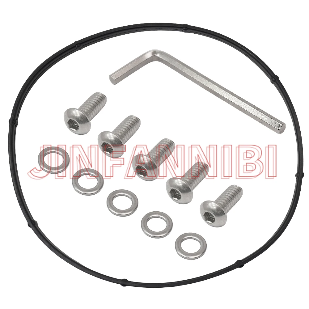 Titanium Alloy Derby Cover Screw Bolt Kit for Harley Street Glide CVO Dyna FXDWG