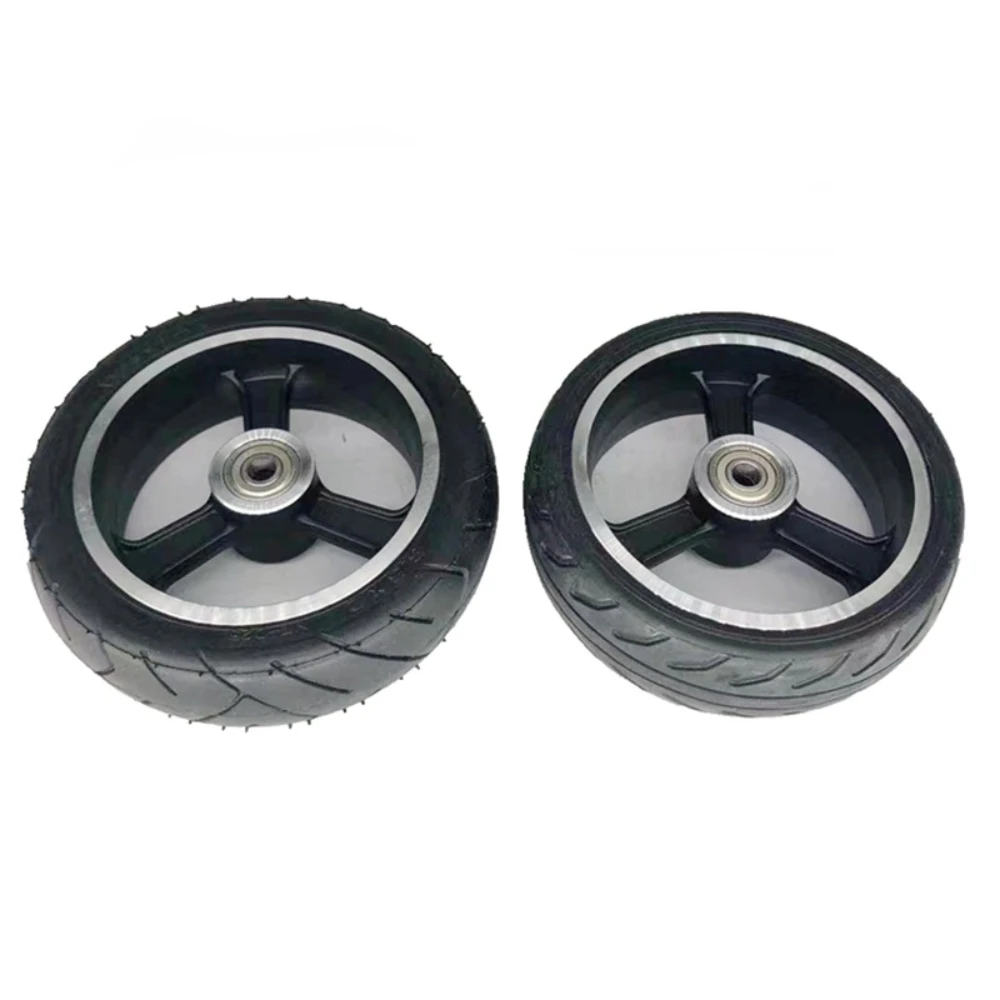 5 Inch 5.5 inch  Solid Wheel 5.5x2 5x2 Solid Tire with Rim for Electric Vehicles Robots Drone Scooter