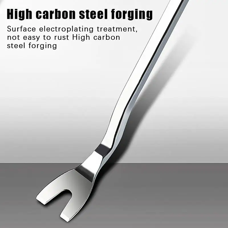 

Профессиональный инструмент для снятия автомобильных клипс, стальной лом для быстрого демонтажа обшивки дверей автомобиля, для мастерских