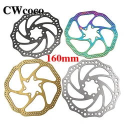 Four-colour 160mm Front and Rear Brake Disc Brakes For Mountain Bike Electric Scooters