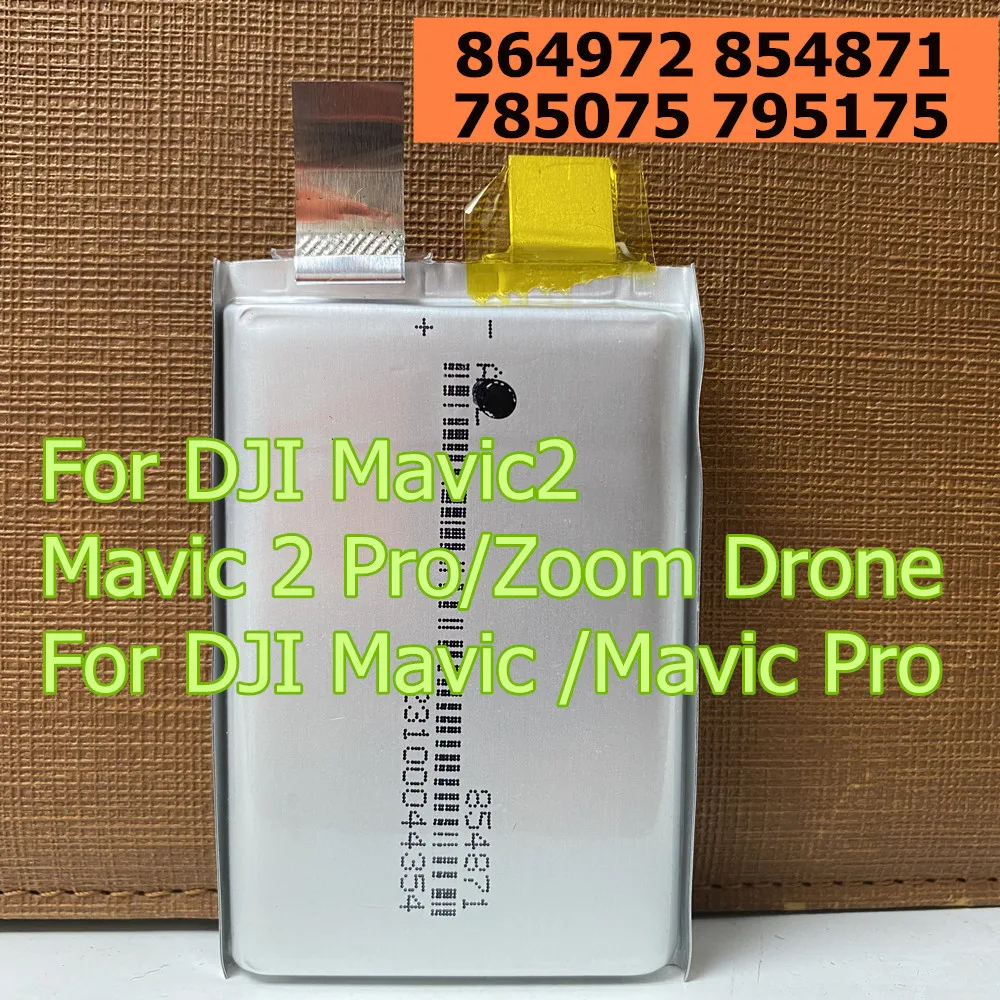 1-4pcs/lot 3.7v 3850mAh 854871 Replacement Battery For DJI Mavic 2 Mavic2 Mavic 2 Pro , Zoom Drone Aircraft Flight Battery