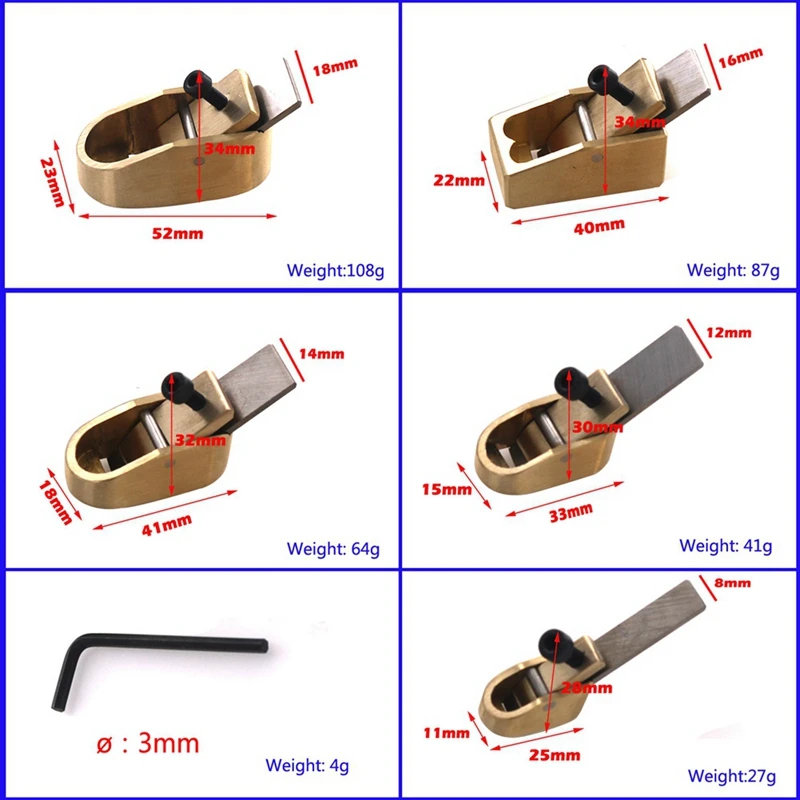 Violin Thumb Planing Violin Making Tool With Adjustable Wrench Copper Planing Finger Planing Tool For Pianist