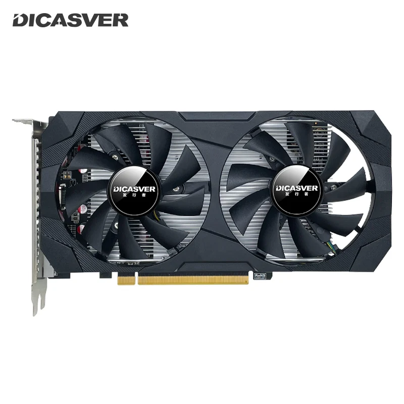 Видеокарта DICASVER AMD RX 580 8G GDDR5 256Bit 2048SP PCI Express 3,0 × 16 компьютер 8Pin DP HDMI DVI rx580 8G игровая видеокарта