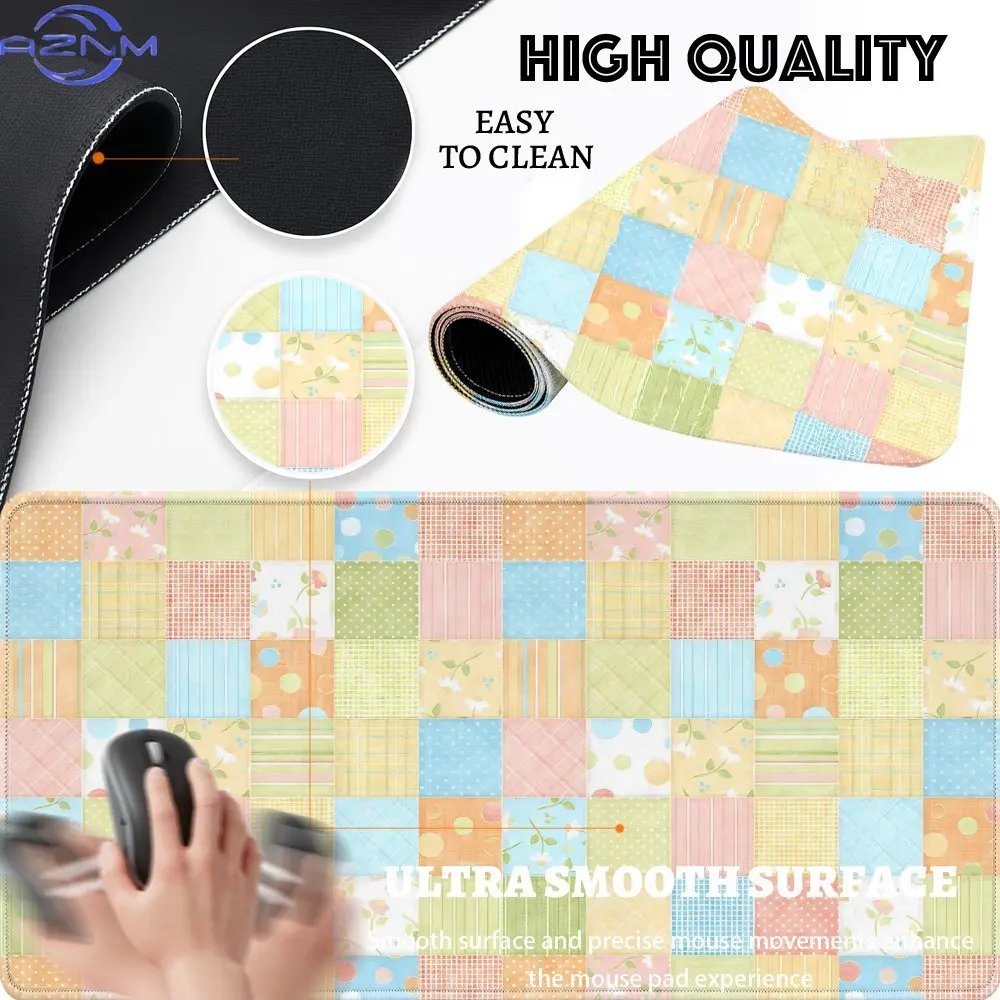 Snow Mouse Pad, a Super Large 2D Flat Gaming Mouse Pad, Perfect for Desktop Decoration And Office Supplies. Ideal for Both Men A