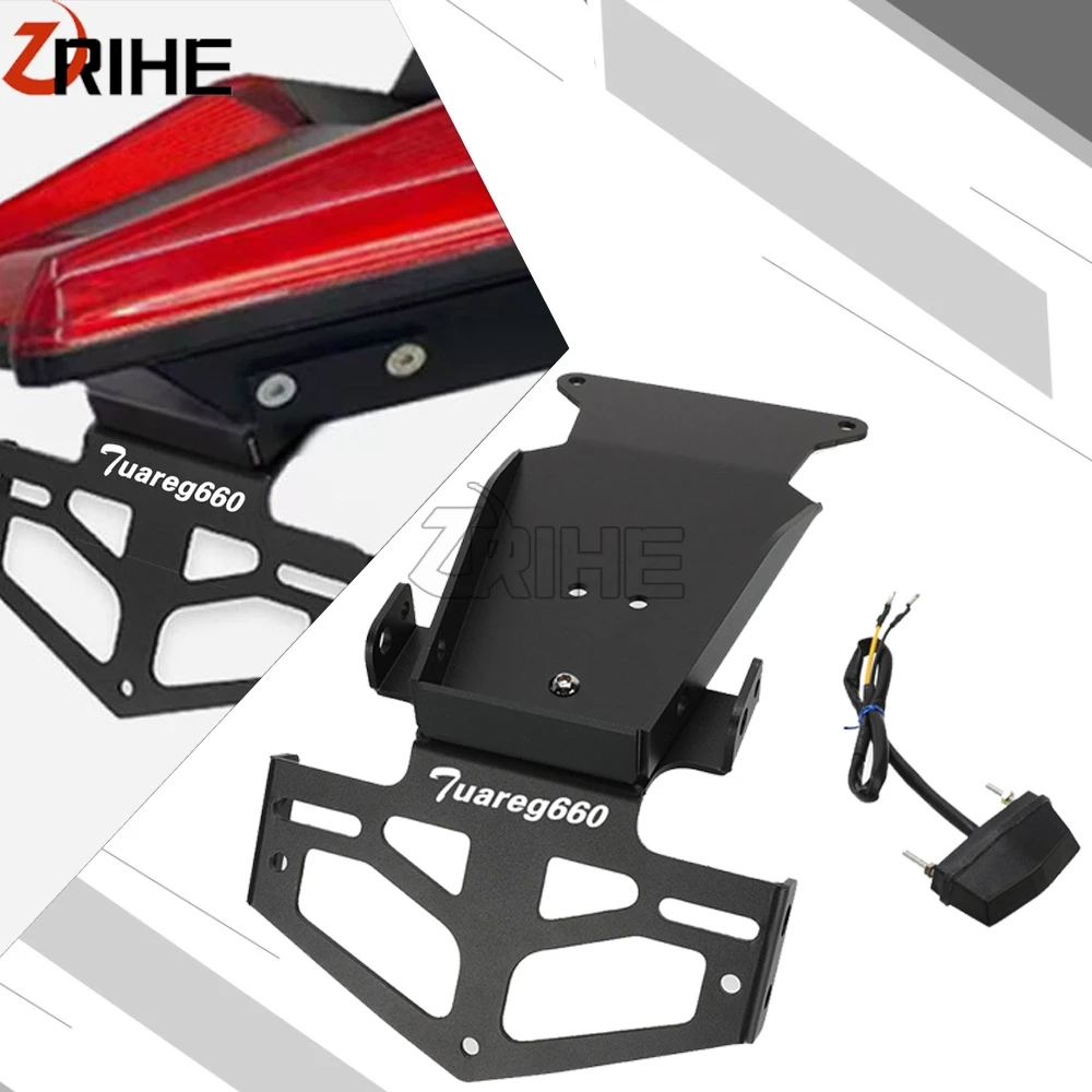 

Motorcycle License Plate Holder Bracket Rear Tail Tidy Fender Eliminator Kit For Aprilia Tuareg 660 2021 22 2025 2026 Tuareg660