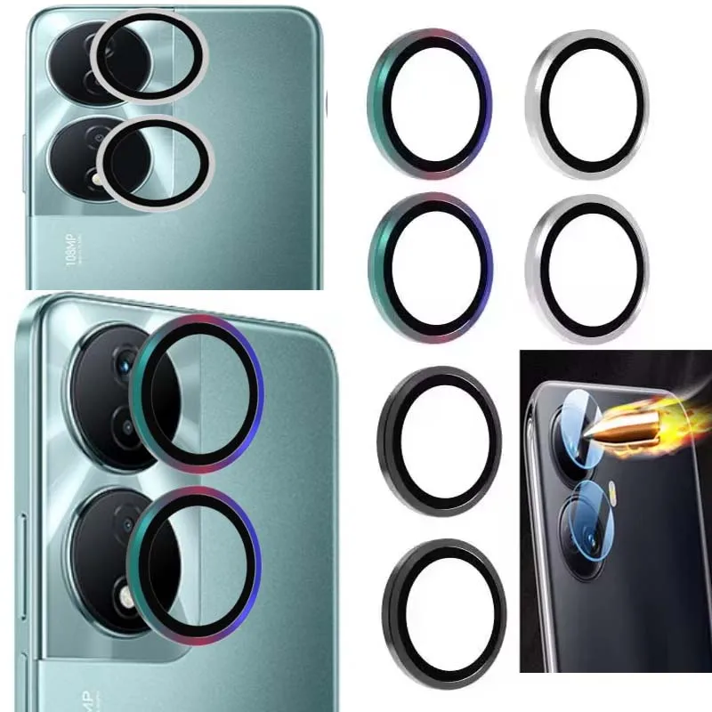 9H Tempered Glass Camera Lens for Honor X7B 5G Lens Protector Back Camera Glass Separate Film Cap Coverage