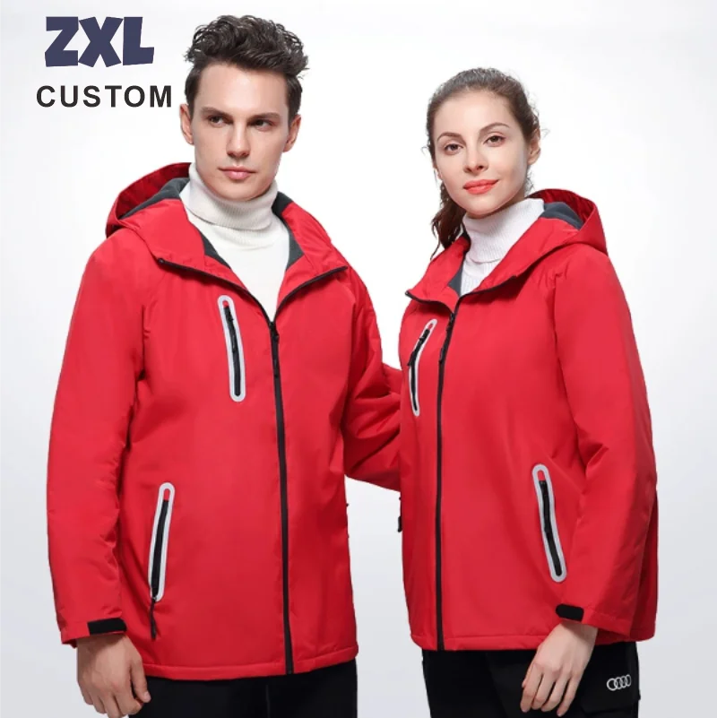 2023 Autumn and Winter Jackets for Men and Women Waterproof Jackets Hooded Jackets Casual Wear Custom Printed Logo/Embroidery