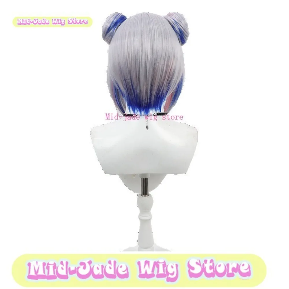 Parrucca Mid-jade Store Kanata Amane Costume da bagno Parrucca Cosplay Halloween Giochi di ruolo Simulazione Capelli sintetici Party Prop