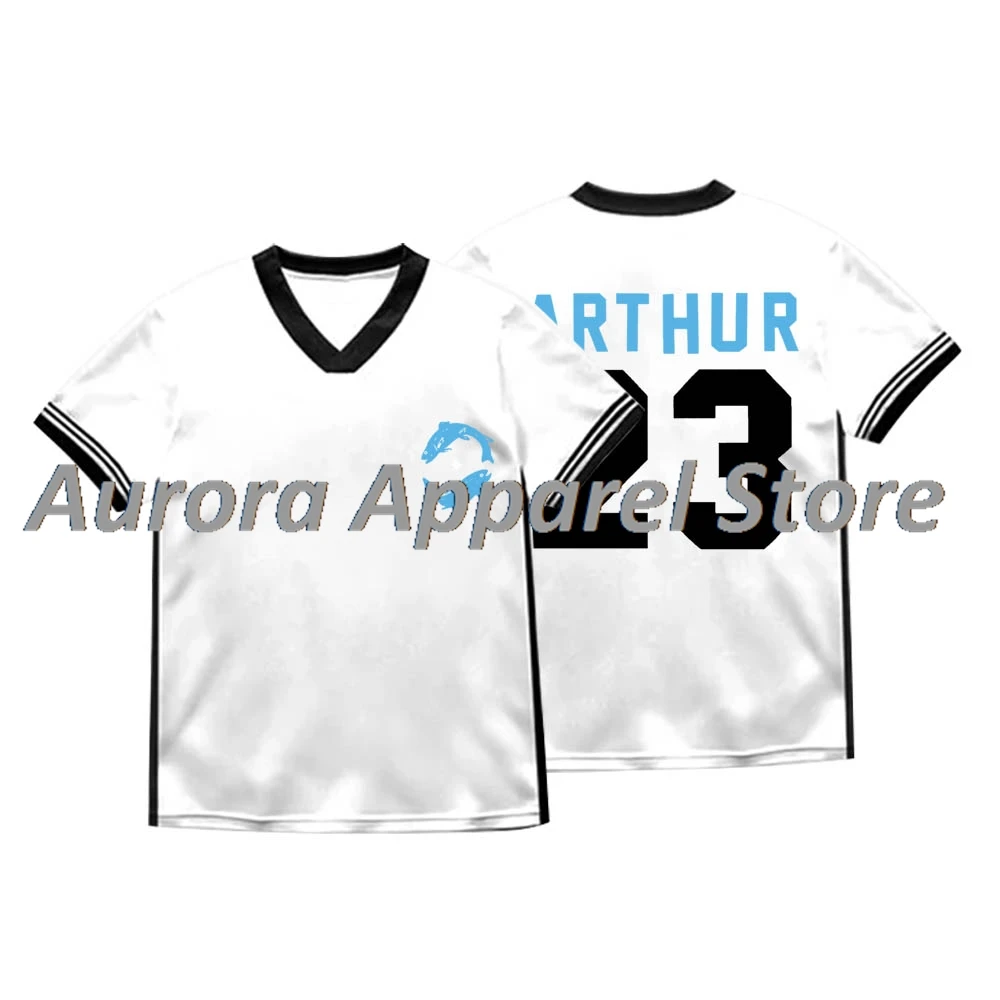 جيمس آرثر 23 جيرسي الحوت جولة حول العالم ميرش الخامس الرقبة تي شيرت النساء الرجال أزياء قصيرة الأكمام المحملة #4