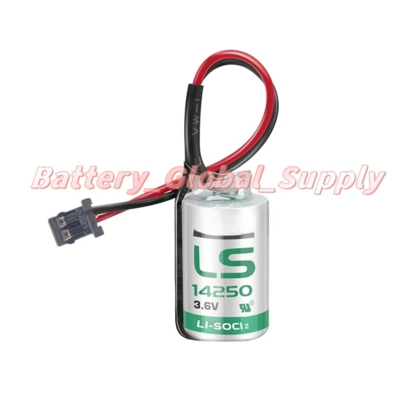 

LS14250 3.6V Battery for Programmable Programmable Programming Device CNC with Black Plug Cord-