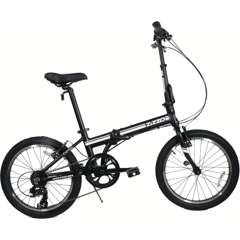 

20 inch Folding Bike with 7-Speed, Adjustable Stem, Light Weight Frame