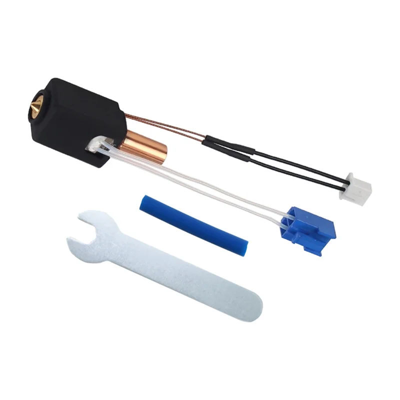 A47F-3D Printer Parts Thermistor Heat Tube Heat Block Throat Volcano Nozzle Hotend Kit For Artillery Sidewinder X1/X2 Genius