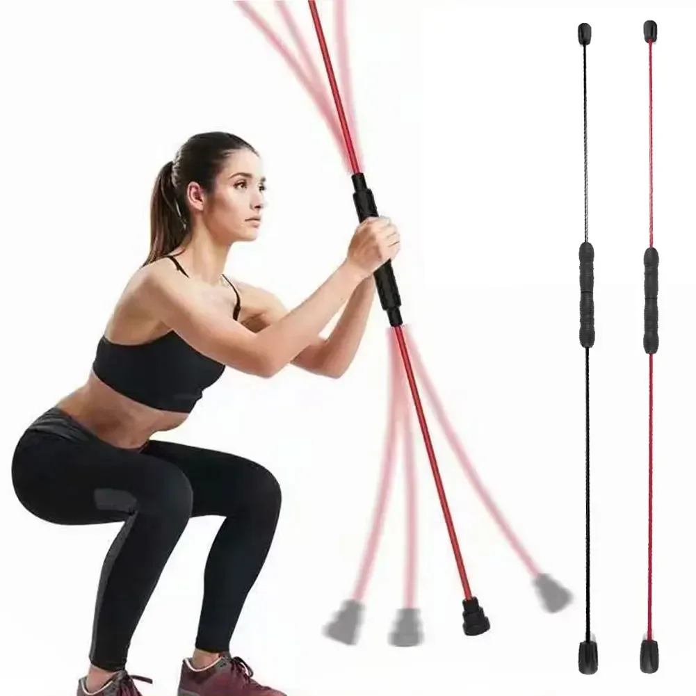 Multi-Function Training Stick Detachable Elastic Rod Stick Lose Weight Muscle Training Tremor Rod Gym Fitness Exercise Equipment