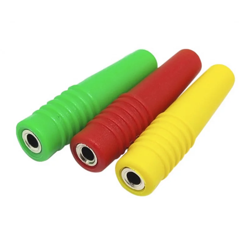 2MM Banana Plug/Female Socket Welding connection Plugs Copper gold-plated/Nickel-plated Red/Black/Yellow/Green/Blue